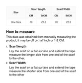 Color block square scarf Sai Feel